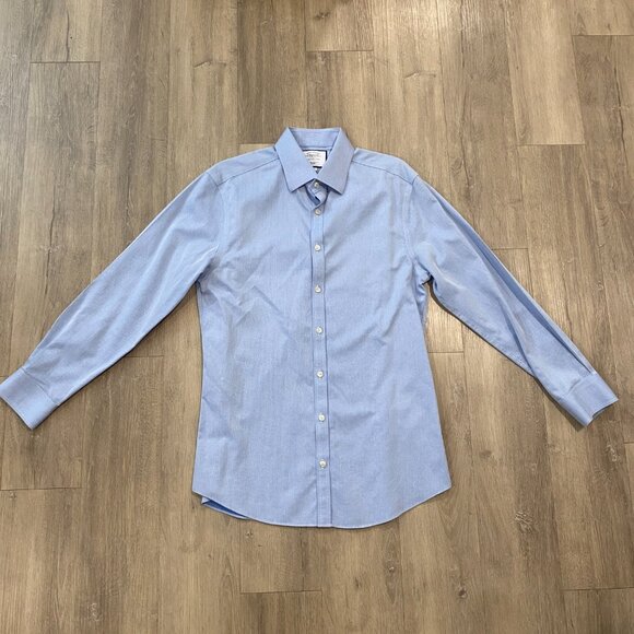 Charles Tyrwhitt Non-Iron Extra Slim Fit Dress Shirt (16/33 inches) - Picture 3 of 8